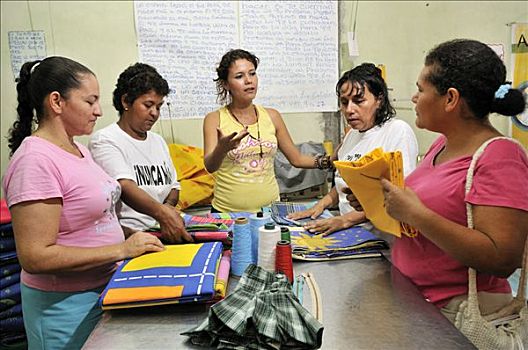 女裁缝,条理,合作,联系,哥伦比亚,南美