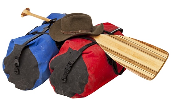 划船,帽子,防水,行李