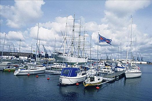 船,港口,哥德堡,瑞典