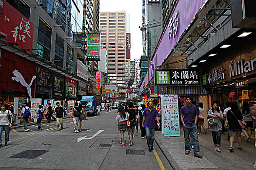 香港旺角街景