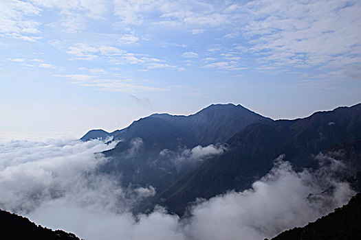 山,云海,雾