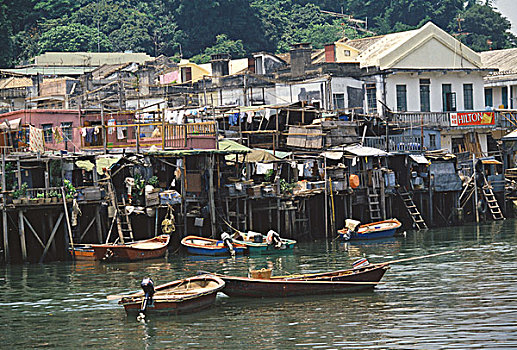 渔船,河,大屿山,香港,中国