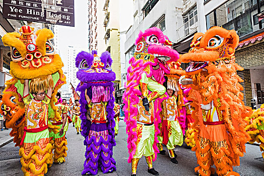 中国,香港,中国狮子