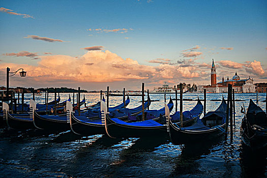 小船,公园,水中,威尼斯,意大利