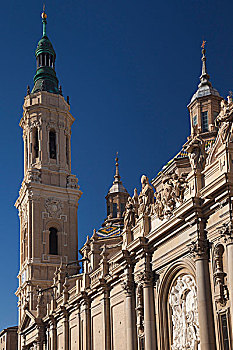 西班牙,阿拉贡,区域,萨拉戈萨省,萨拉戈萨,大教堂