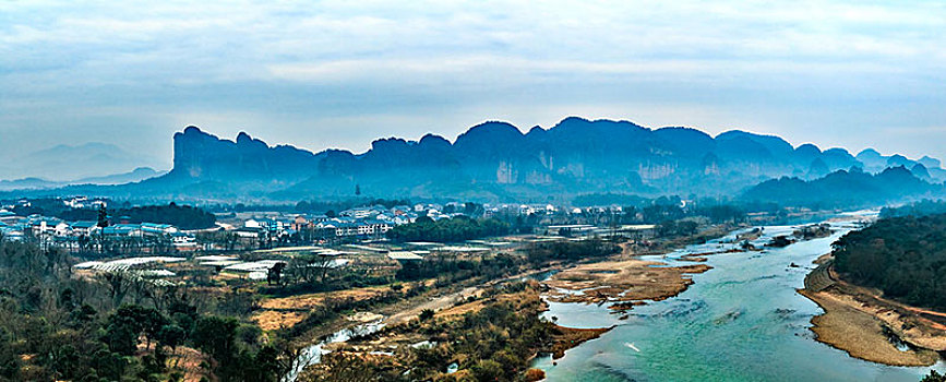 江西省鹰潭市龙虎山国家地质景区自然景观