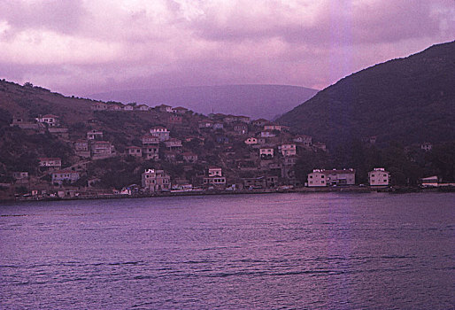岸边,博斯普鲁斯海峡,靠近,黑海,土耳其,20世纪,艺术家