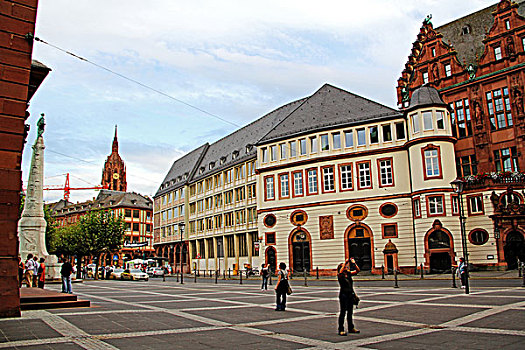 德国法兰克福的城市风光建筑