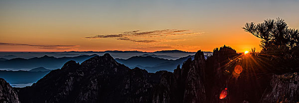 黄山日出