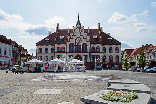 市政厅,博物馆,马祖里,波兰,欧洲