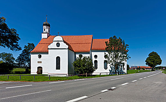 朝圣教堂,上巴伐利亚,巴伐利亚,德国,欧洲