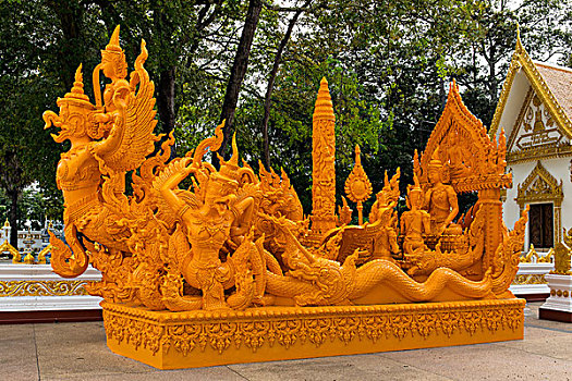 传统,蜡,艺术,蜡烛,节日,纪念建筑,寺院,泰国,亚洲