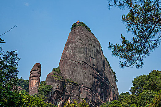 广东韶关丹霞山阳元山景区阳元石