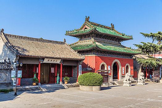 中国河南省安阳市天宁寺中式建筑