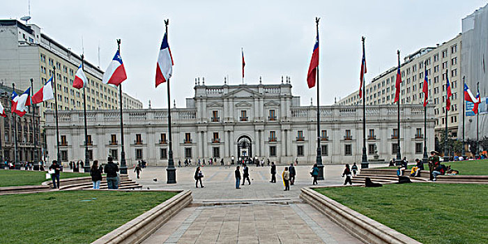 建筑,宫殿,圣地亚哥,城市,区域,智利