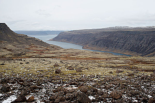 路线,风景,西部,冰岛