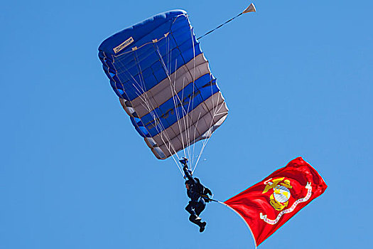 美国,俄勒冈,美国空军,学院,跳伞运动员,美国海军陆战队,旗帜