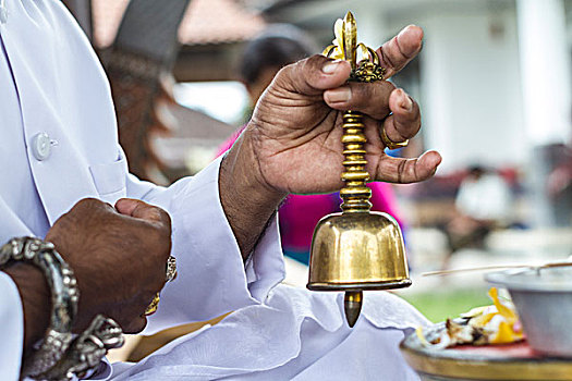 印度教,典礼,铃,巴厘岛