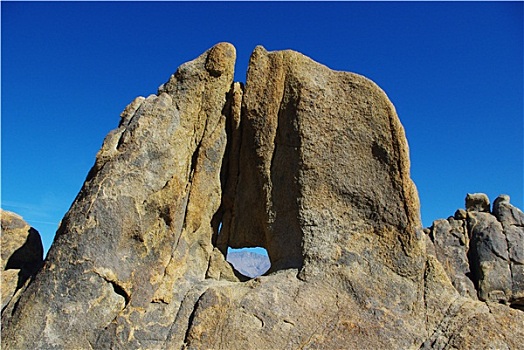 山,风景,洞,石头,阿拉巴马山丘,加利福尼亚