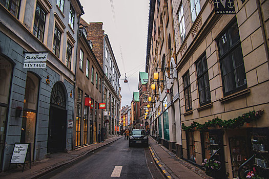 丹麦街道商铺