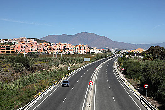 高速公路,靠近,安达卢西亚,南方,西班牙