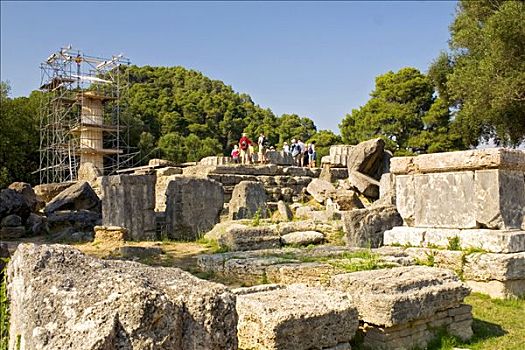 宙斯庙,奥林匹亚,伯罗奔尼撒半岛,希腊