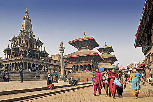 尼泊尔,帕坦,杜巴广场
