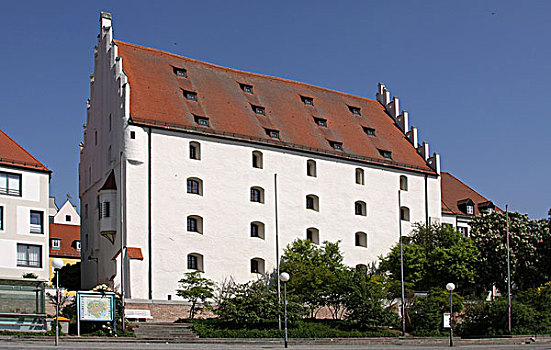 老,城堡,因格尔斯塔德特,巴伐利亚,德国,欧洲