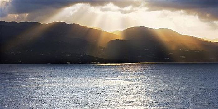 日落,蒙特戈湾,牙买加