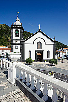 教堂,缘膜,乔治,岛屿,亚速尔群岛,葡萄牙