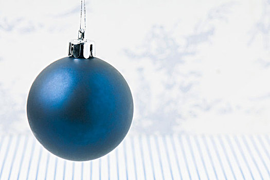 蓝色,圣诞树饰,悬挂