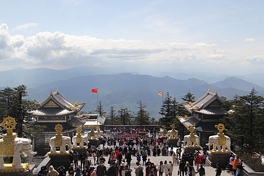 峨眉山,金顶