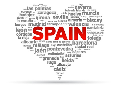 喜爱,西班牙