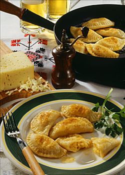 奶酪,乳酪饺,波兰