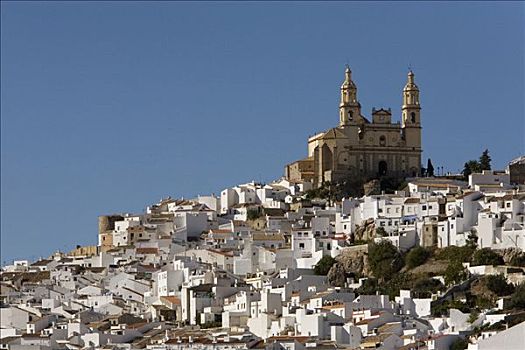 教区,圣母,靠近,要塞,奥维拉,安达卢西亚,西班牙,欧洲