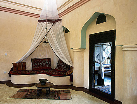 座椅,阿拉伯风格,房间,卧室