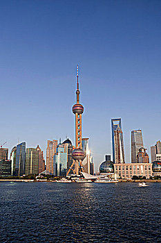 上海浦东的城市风光