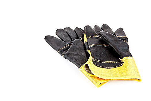 黑色,黄色,手套