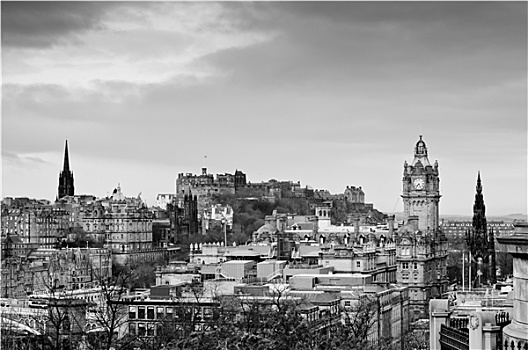 风景,爱丁堡,城市天际线,苏格兰