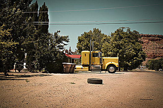运输,卡车,轮胎,可可尼诺县,亚利桑那