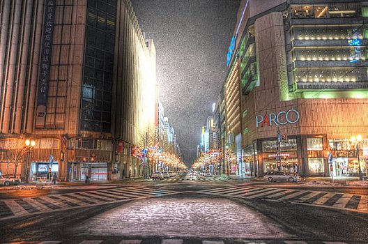 札幌,街道,连通