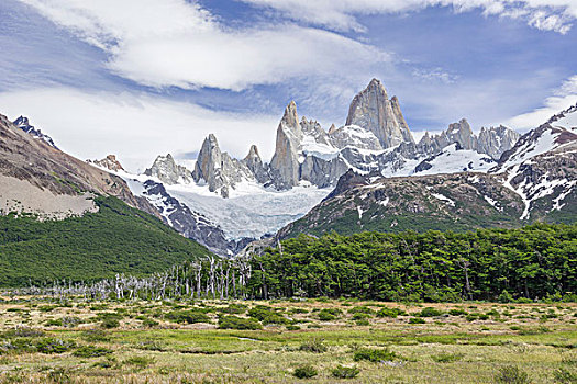 山丘,洛斯格拉希亚雷斯国家公园,世界遗产,阿根廷,南美