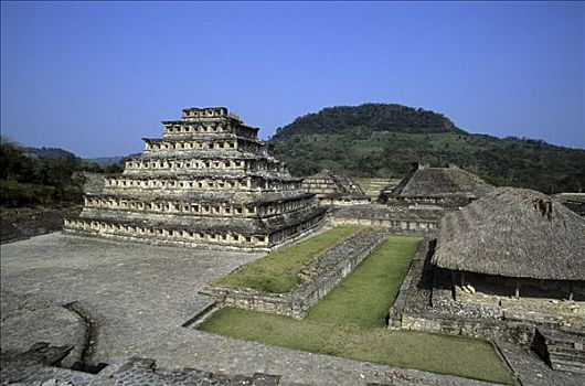 金字塔,老城,埃尔塔欣,维拉克鲁斯,墨西哥