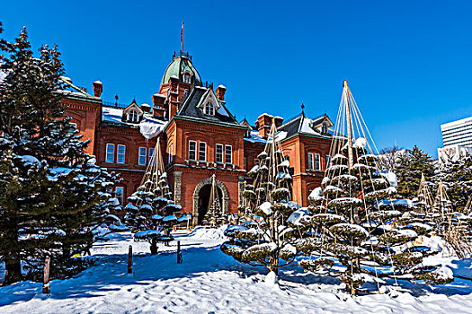 北海道,政府,写字楼,冬天