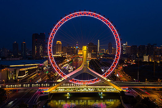 天津城市夜景