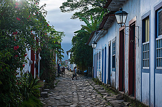 殖民地,房子,里约热内卢州,巴西,南美