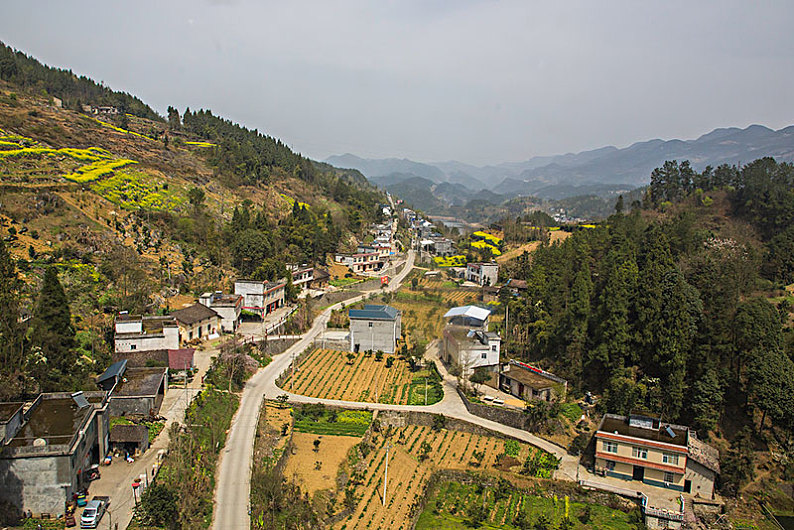 四川盆地真实图片图片