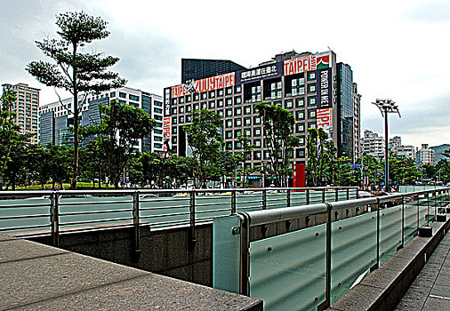 台湾台北市街景