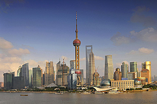 上海,天际线,风景,浦东,东方,伯爵,塔楼,中国