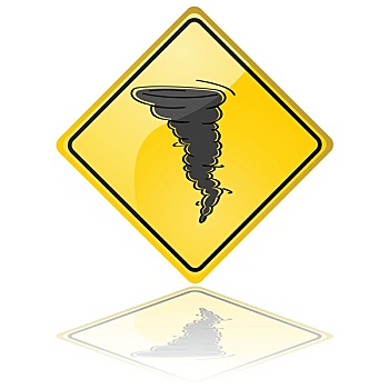 龙卷风的标志符号图片